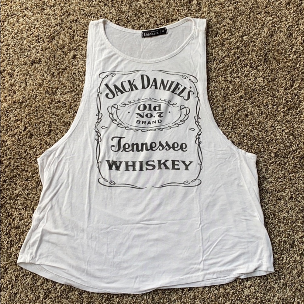 Jack Daniel’s White Muscle Tee Barcelona Shankara